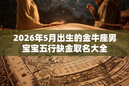 2026年5月出生的金牛座男宝宝五行缺金取名大全