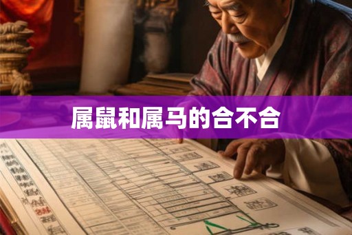 属鼠和属马的合不合
