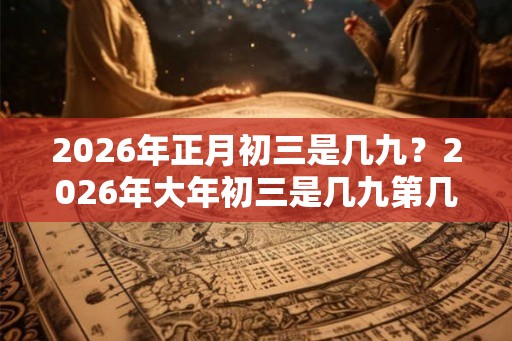 2026年正月初三是几九？2026年大年初三是几九第几天？