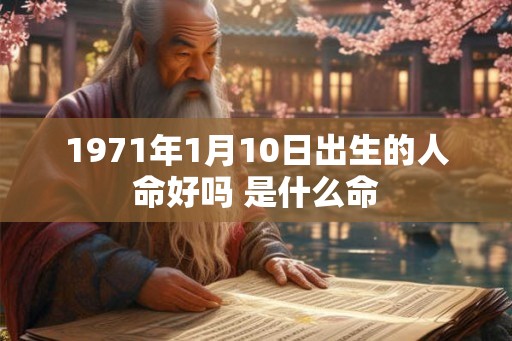 1971年1月10日出生的人命好吗 是什么命 1971年1月10日出生的人命好吗 是什么命