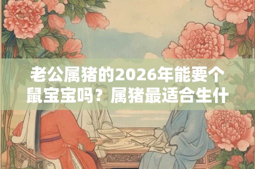 老公属猪的2026年能要个鼠宝宝吗？属猪最适合生什么宝宝？