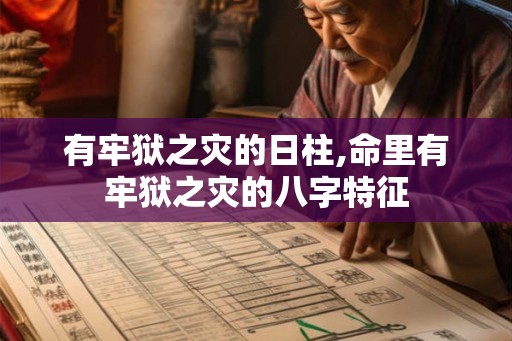有牢狱之灾的日柱,命里有牢狱之灾的八字特征