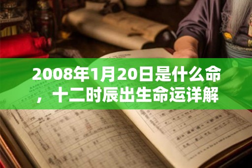 2008年1月20日是什么命，十二时辰出生命运详解