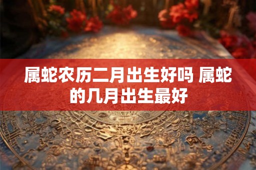 属蛇农历二月出生好吗 属蛇的几月出生最好 属蛇农历二月出生好吗 属蛇的几月出生最好