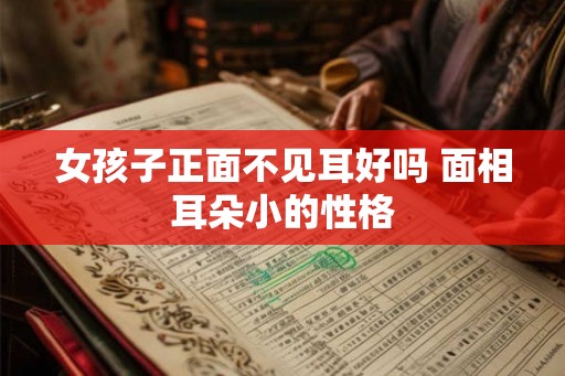 女孩子正面不见耳好吗 面相耳朵小的性格 女孩子正面不见耳好吗 面相耳朵小的性格