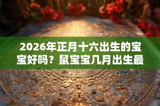 2026年正月十六出生的宝宝好吗？鼠宝宝几月出生最好？