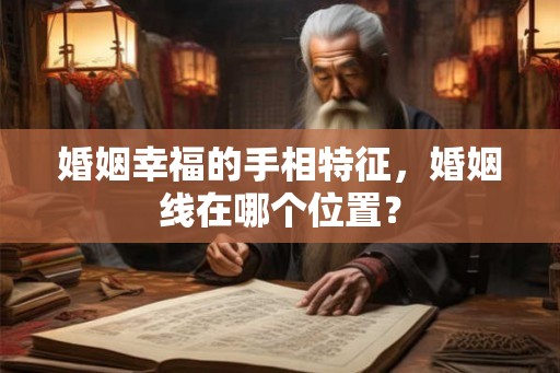 婚姻幸福的手相特征，婚姻线在哪个位置？