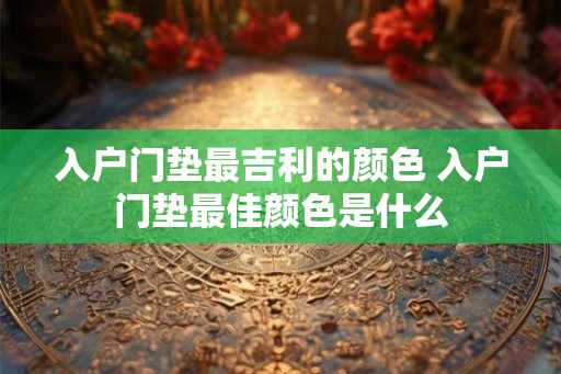 入户门垫最吉利的颜色 入户门垫最佳颜色是什么