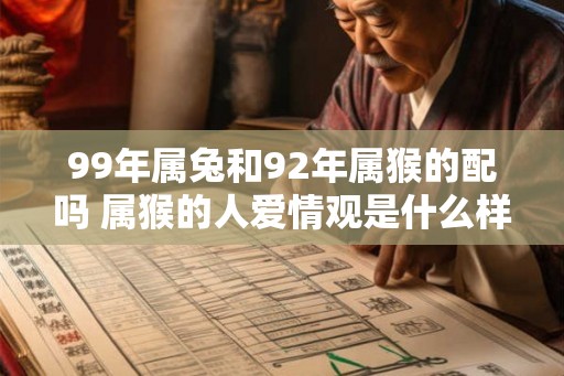 99年属兔和92年属猴的配吗 属猴的人爱情观是什么样