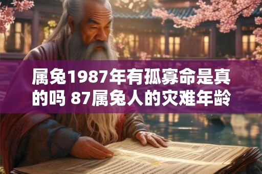 属兔1987年有孤寡命是真的吗 87属兔人的灾难年龄
