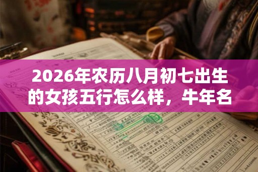2026年农历八月初七出生的女孩五行怎么样,牛年名字推荐 2026年农历八月初七出生的女孩五行怎么样,牛年名字推荐