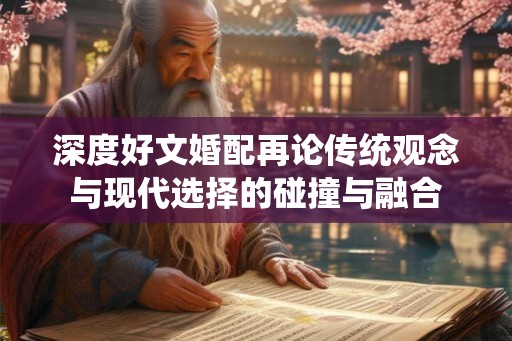 深度好文婚配再论传统观念与现代选择的碰撞与融合