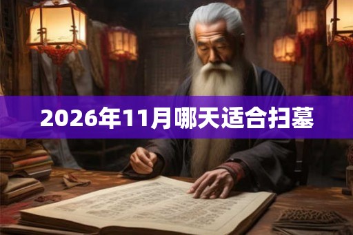 2026年11月哪天适合扫墓