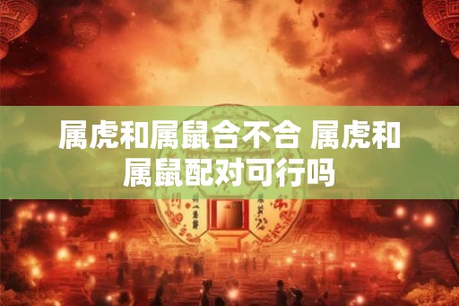 属虎和属鼠合不合 属虎和属鼠配对可行吗