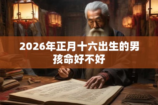2026年正月十六出生的男孩命好不好