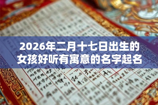 2026年二月十七日出生的女孩好听有寓意的名字起名大全