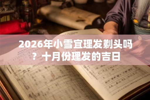 2026年小雪宜理发剃头吗？十月份理发的吉日