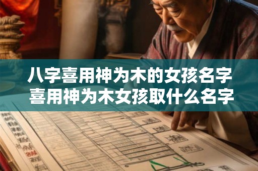 八字喜用神为木的女孩名字 喜用神为木女孩取什么名字