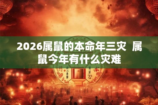 2026属鼠的本命年三灾  属鼠今年有什么灾难