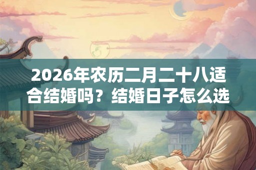 2026年农历二月二十八适合结婚吗？结婚日子怎么选？