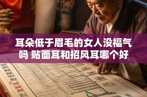 耳朵低于眉毛的女人没福气吗 贴面耳和招风耳哪个好