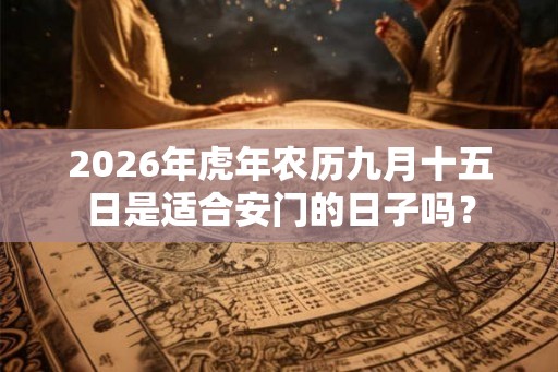 2026年虎年农历九月十五日是适合安门的日子吗？