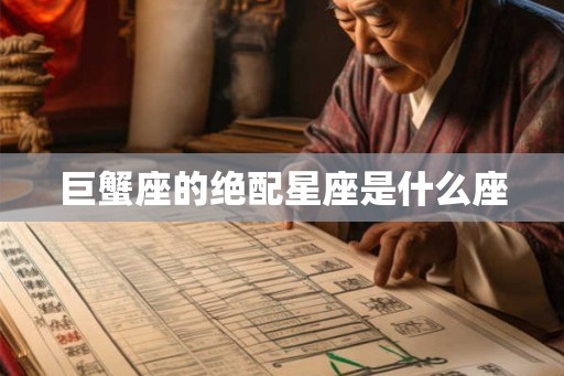 巨蟹座的绝配星座是什么座