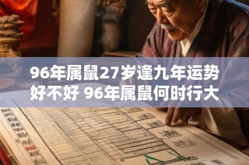 96年属鼠27岁逢九年运势好不好 96年属鼠何时行大运 96年属鼠27岁逢九年运势好不好 96年属鼠何时行大运