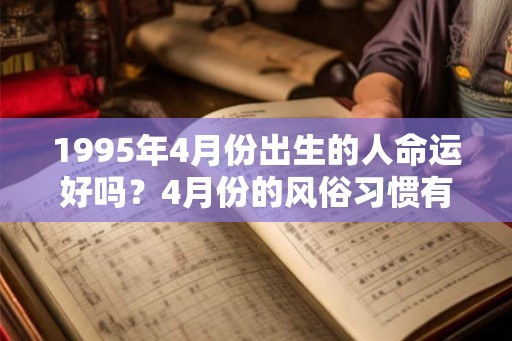 1995年4月份出生的人命运好吗？4月份的风俗习惯有哪些？