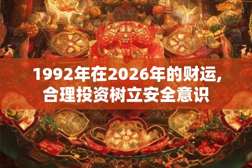 1992年在2026年的财运,合理投资树立安全意识