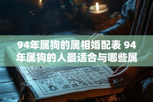 94年属狗的属相婚配表 94年属狗的人最适合与哪些属相结婚