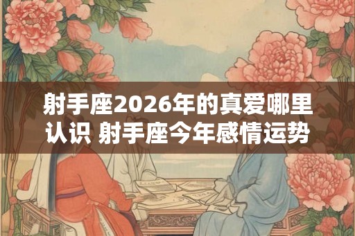 射手座2026年的真爱哪里认识 射手座今年感情运势如何