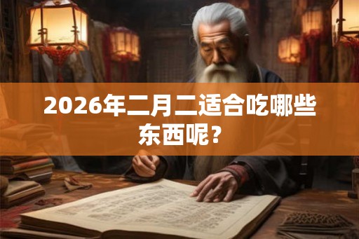 2026年二月二适合吃哪些东西呢？