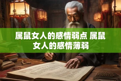 属鼠女人的感情弱点 属鼠女人的感情薄弱