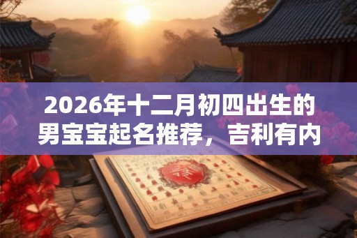2026年十二月初四出生的男宝宝起名推荐,吉利有内涵的名字 2026年十二月初四出生的男宝宝起名推荐,吉利有内涵的名字
