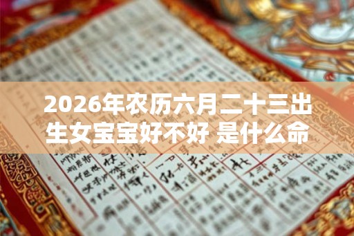 2026年农历六月二十三出生女宝宝好不好 是什么命 2026年农历六月二十三出生女宝宝好不好 是什么命