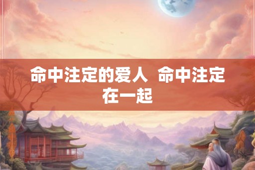命中注定的爱人  命中注定在一起