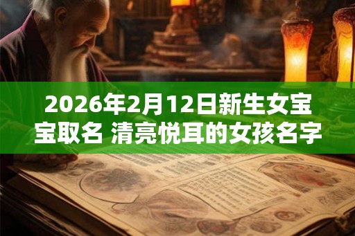 2026年2月12日新生女宝宝取名 清亮悦耳的女孩名字