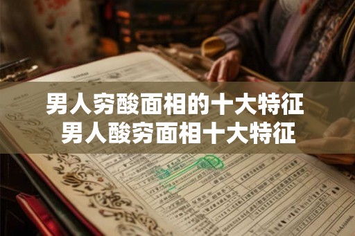 男人穷酸面相的十大特征 男人酸穷面相十大特征