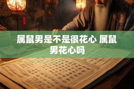 属鼠男是不是很花心 属鼠男花心吗 属鼠男是不是很花心 属鼠男花心吗