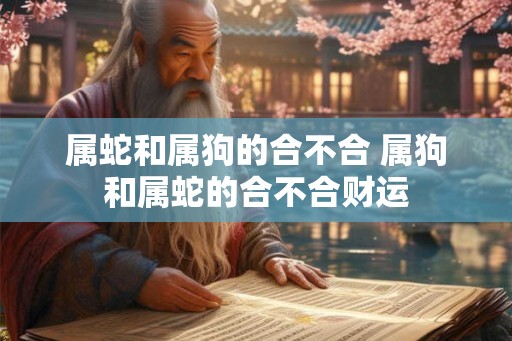 属蛇和属狗的合不合 属狗和属蛇的合不合财运
