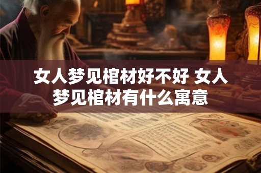 女人梦见棺材好不好 女人梦见棺材有什么寓意