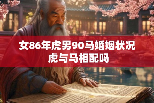 女86年虎男90马婚姻状况 虎与马相配吗