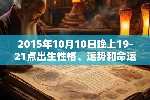 2015年10月10日晚上19-21点出生性格、运势和命运