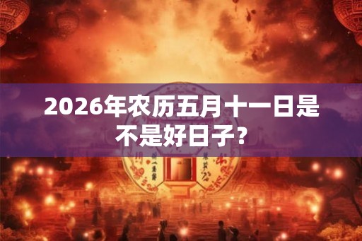 2026年农历五月十一日是不是好日子？