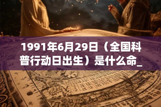 1991年6月29日(全国科普行动日出生)是什么命_命运如何 1991年6月29日(全国科普行动日出生)是什么命_命运如何
