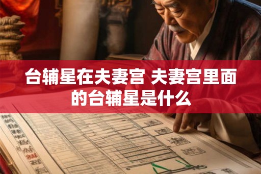 台辅星在夫妻宫 夫妻宫里面的台辅星是什么