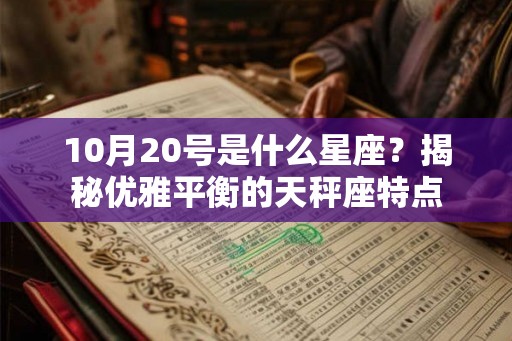 10月20号是什么星座？揭秘优雅平衡的天秤座特点