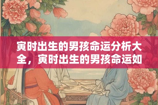 寅时出生的男孩命运分析大全，寅时出生的男孩命运如何？