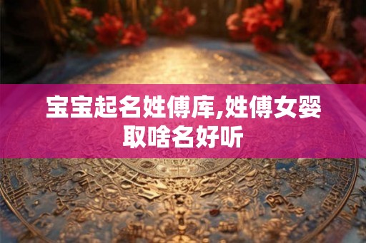 宝宝起名姓傅库,姓傅女婴取啥名好听